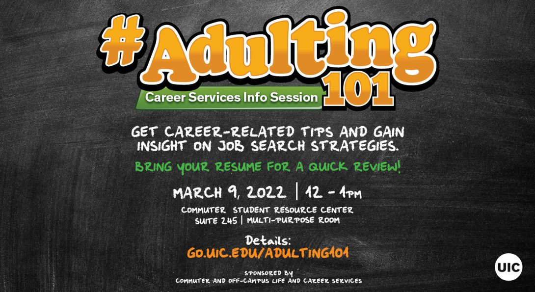 Adulting 101: Career Services Info Session